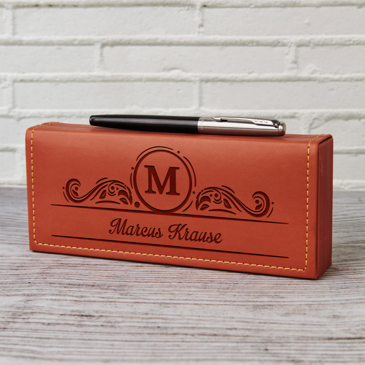 Monogramm Vor- und Nachname - Füller Parker im Etui Monogramm Vor- und Nachname - Füller Parker im Etui